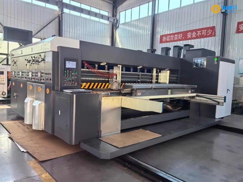 Automatic flexo printing slotting die cutting machine