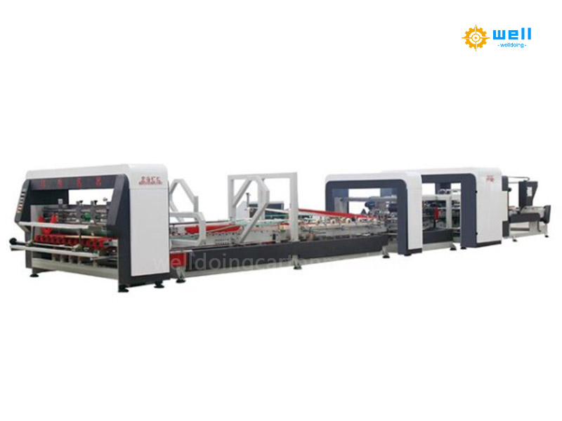 Main function of the cardboard box folding gluing and stitching machine