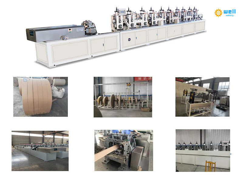 Intelligence level of paper corner protector machine