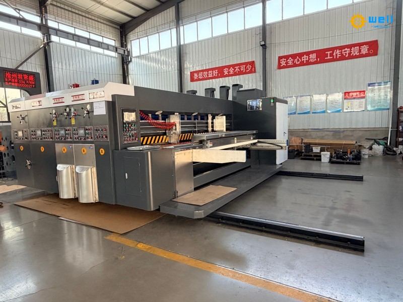 automatic flexo printer slotter die cutter machine