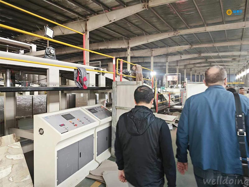 High tech grey hardboard production line