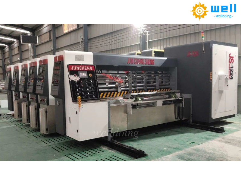 Fully automatic flexo printer slotter die cutting machine