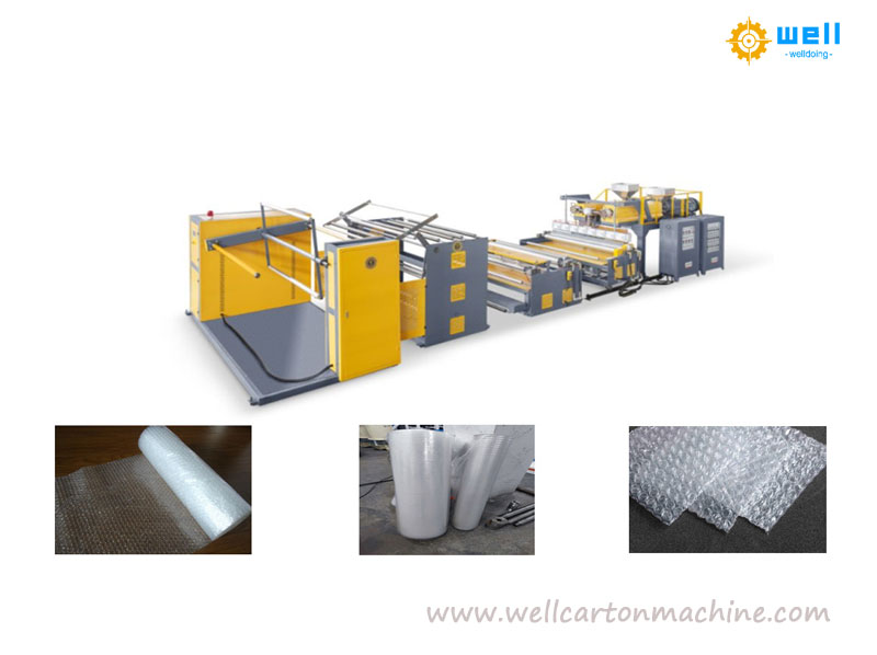 Shockproof Bubble Film Making Automatic Extrusion Machine