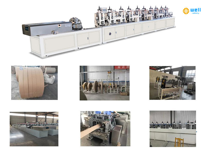 Equipment installation of paper corner protector machine