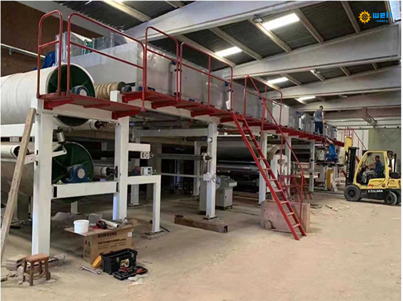Automatic air knife paper coating machine