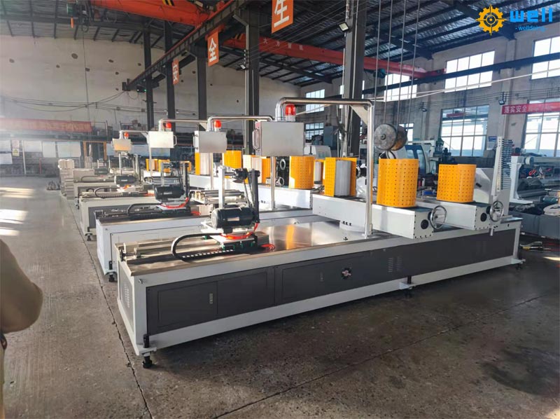 Operation process of CNC automatic paper tube machine production line