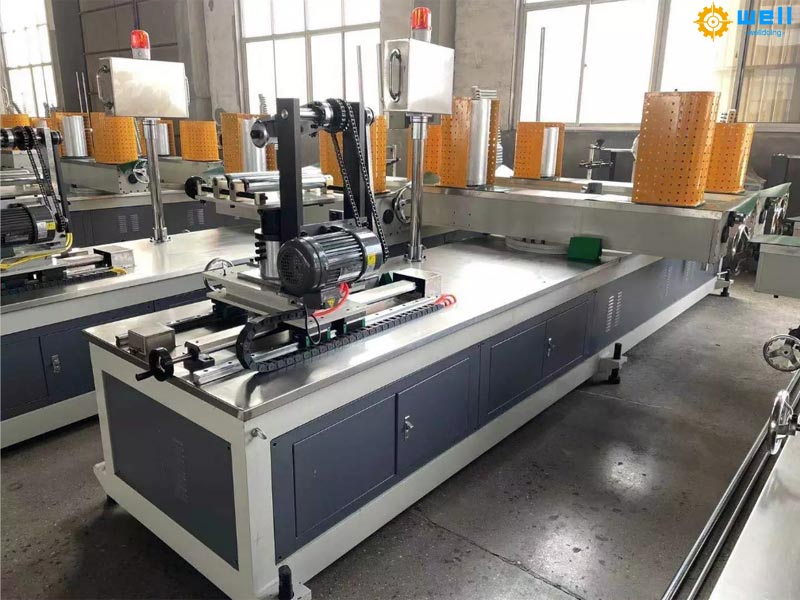 Description of paper tube making equipment