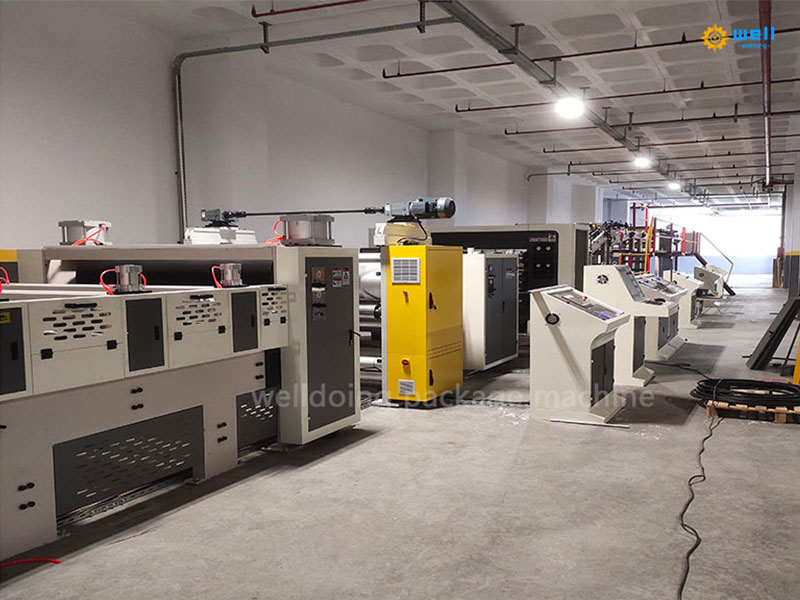 Improving the production efficiency of the greyboard production line