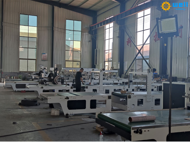 Industry development of cardboard partition assembling machine