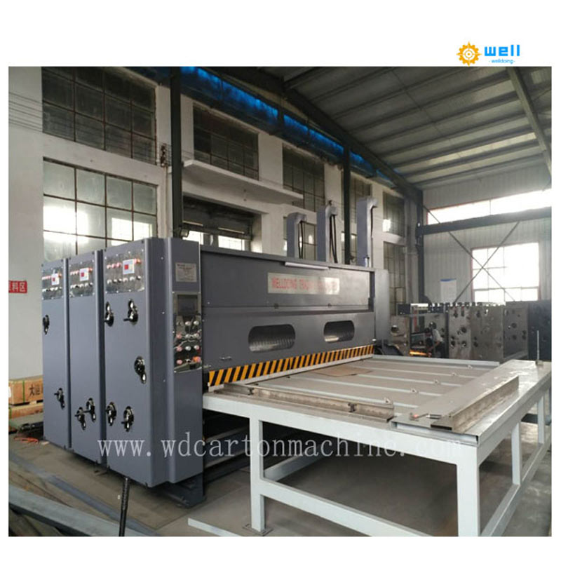 WD-Semi Auto Corrugated Carton Printer Slotter Machine for Carton Box Manufacturing