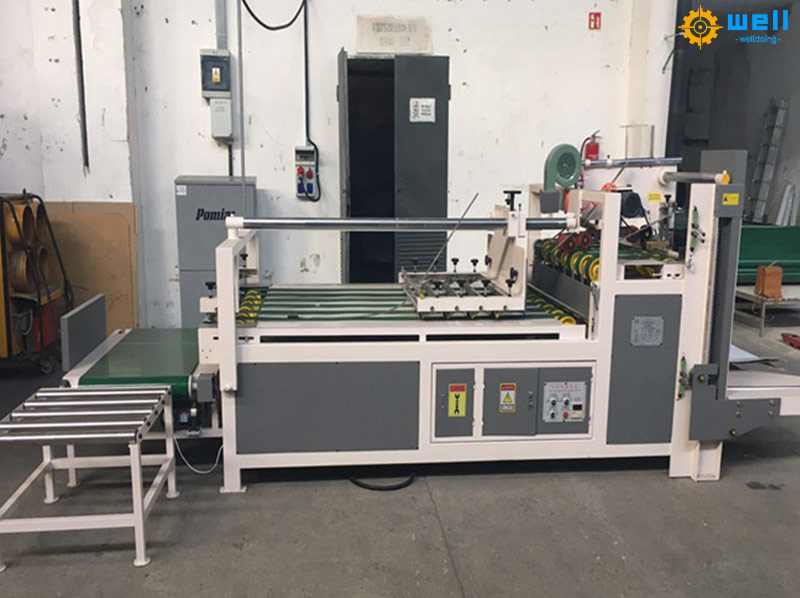 The core advantages of semi-automatic box gluing machine