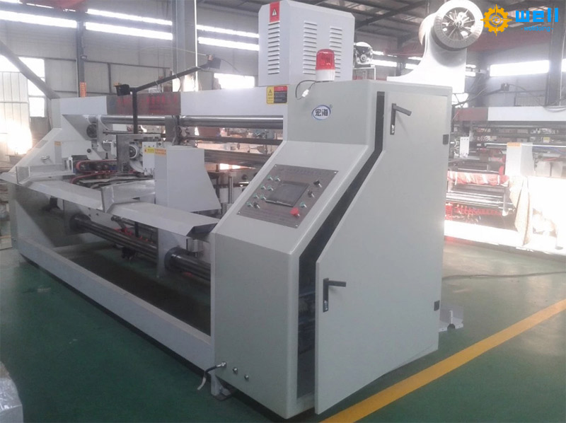 semi automatic corrugated stitcher machine